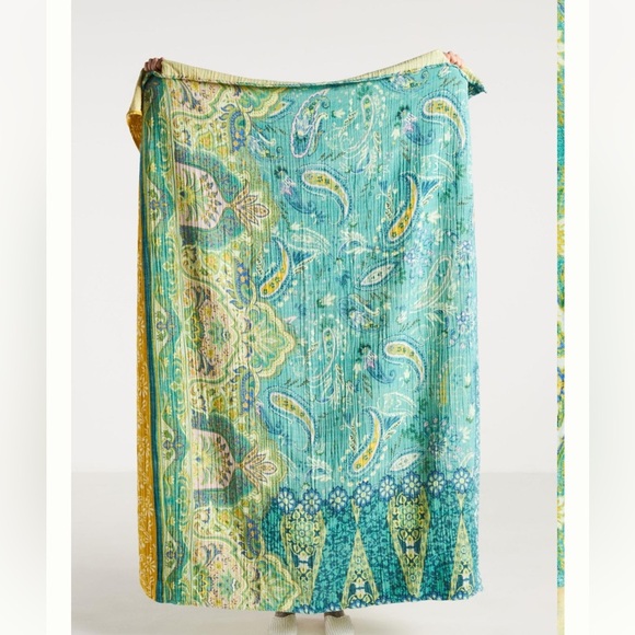 Anthropologie Iskra Throw Blanket NWT - Picture 1 of 9